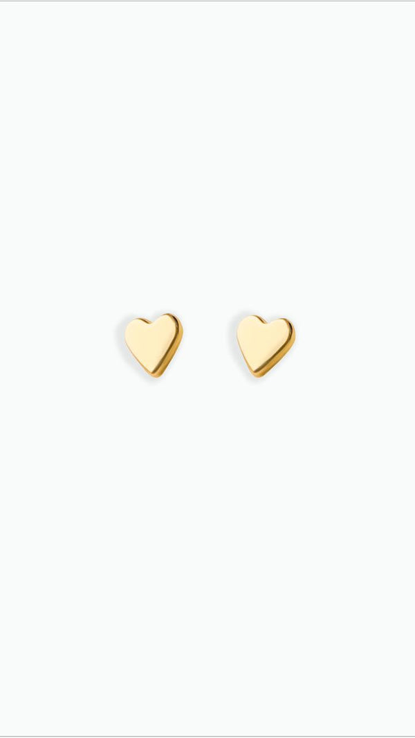 Stainless Starlit gold studs